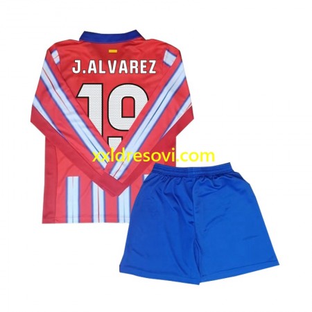 Atlético Madrid Julian Alvarez 19 Domaći Dječji Nogometni Dres 2024-2025 Dugim Rukavima